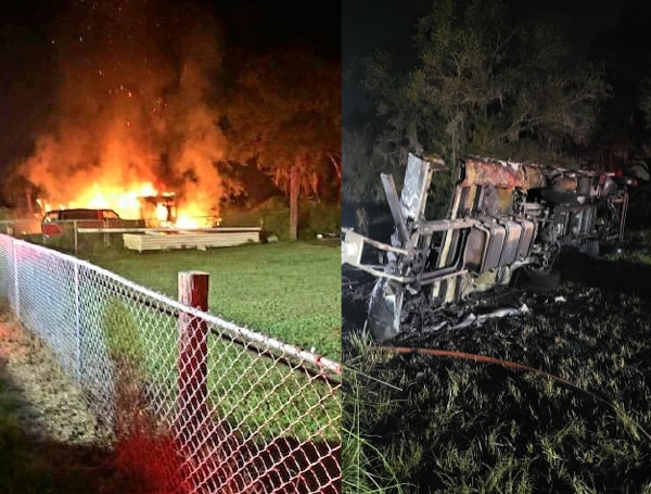 Hillsborough County Fire Rescue responded to a large vehicle fire in Dover late Tuesday night. HCFR's Emergency Dispatch Center received a 911 call at 11:50 pm.