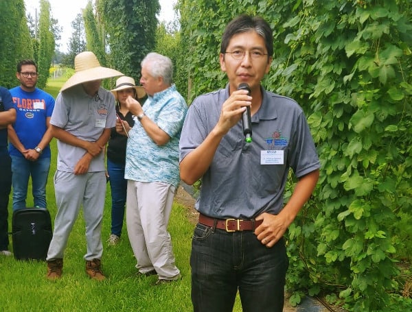 Deng is also planning to breed hops. He hopes to develop hops with stronger aroma than regular Cascade. 