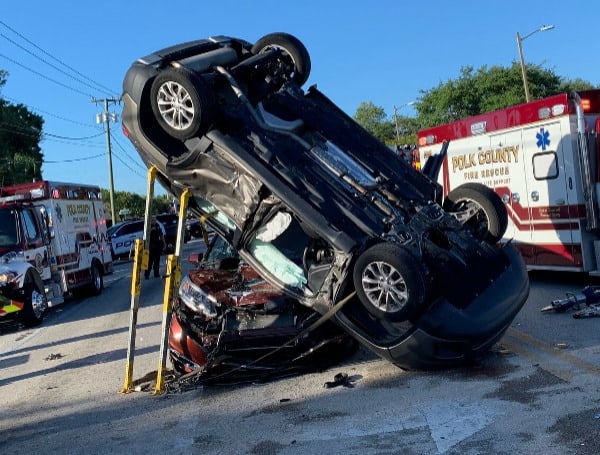 At approximately 7:30 AM on June 2nd, the Lakeland Fire Department (LFD) received a call of a motor vehicle accident involving three vehicles, located at the intersection of Lakeland Hills Boulevard and East Bella Vista Street. 