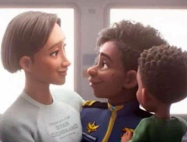 Disney, some of whose executives have cheered the inclusion of LGBTQ activism in its children’s movies, kept a lesbian-kissing scene in the new animated feature film “Lightyear,” the latest in the iconic “Toy Story” franchise that opened on Friday.
