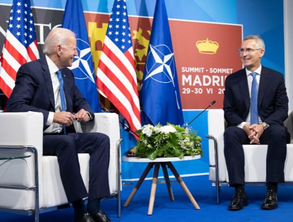 President Biden vowed to increase U.S. troop presence in Europe in a meeting with North Atlantic Treaty Organization (NATO) leader Jens Stoltenberg on Wednesday, according to a transcript of his remarks.