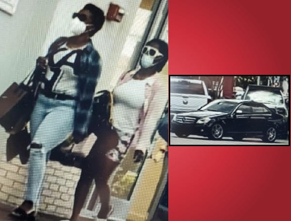 Pasco County Sheriff's Office is seeking the public's help in identifying two suspects that stole from the outlet mall and assaulted a store employee.