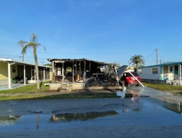 Crews from Pinellas Park and Largo responded to the Sun Seair Mobile Home Park this morning at approximately 6:30 AM and found a fully involved structure.