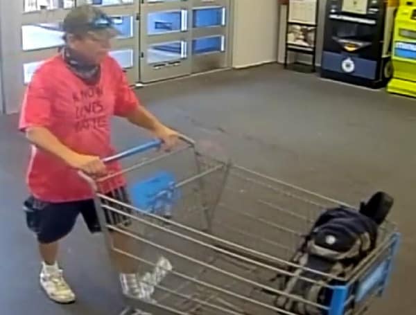 Winter Haven Police need help in identifying as man who filled his backpack at Walmart and then beat feet from the store.