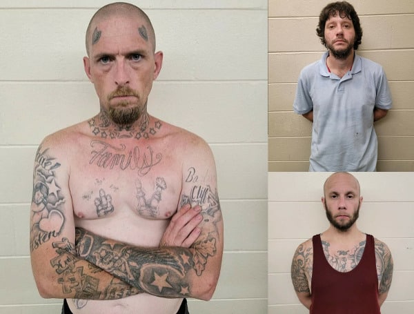 Three Florida men have been arrested on multiple charges after officers executed a search warrant earlier this week.