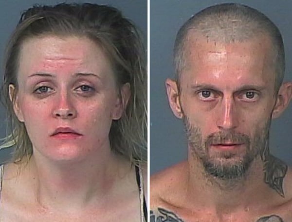 A Florida man and woman are in hot water after making themselves comfortable in someone else's home. Meth
