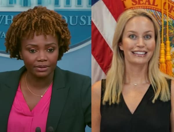 A spokeswoman for Republican Gov. Ron DeSantis of Florida claimed that White House Press Secretary Karine Jean-Pierre was “not set up to succeed.”