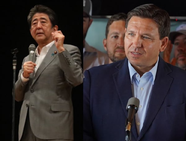 Gov. Ron DeSantis on Friday expressed condolences to the people of Japan after former Prime Minister Shinzo Abe was assassinated at a campaign event in the city of Nara.