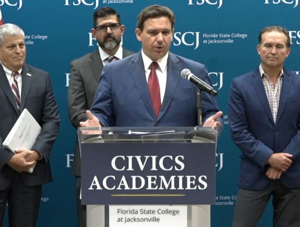 Governor DeSantis unveils $6.5 million for three civics academies at state colleges in Florida.