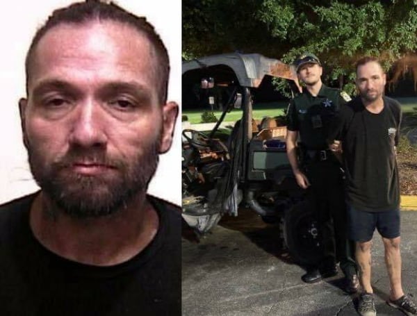 A Florida man who refused to leave a hospital over the weekend was arrested in the parking lot of that hospital trying to sell a stolen UTV.