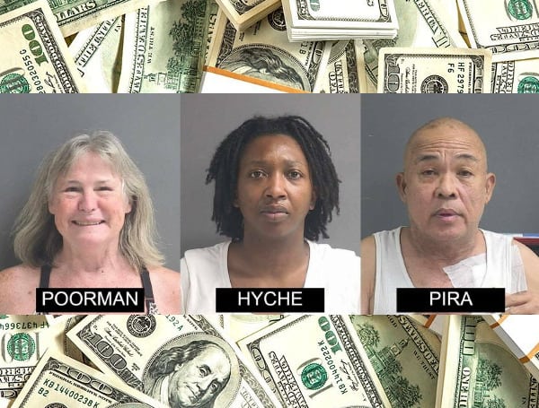 Three people have been arrested in connection to the theft of hundreds of thousands of dollars wired from a local title company to accounts across the country and the world. 