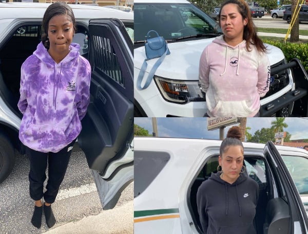 The Monday blues struck a trio out of Miami after they were caught by Martin County Deputies following a robbery at the Treasure Coast Mall in Jensen Beach.