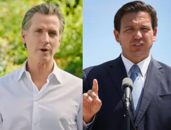 California Democratic Gov. Gavin Newsom used the Fourth of July to try troll his counterpart in Florida, Republican Gov. Ron DeSantis.