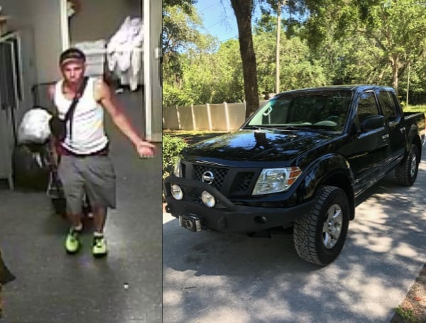 Deputies in Pasco County are seeking your help in locating a suspect and a stolen pickup truck