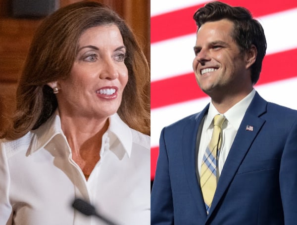 New York Democratic Gov. Kathy Hochul has imposed new restrictions on prospective gun owners in her state. Rep. Matt Gaetz responds...