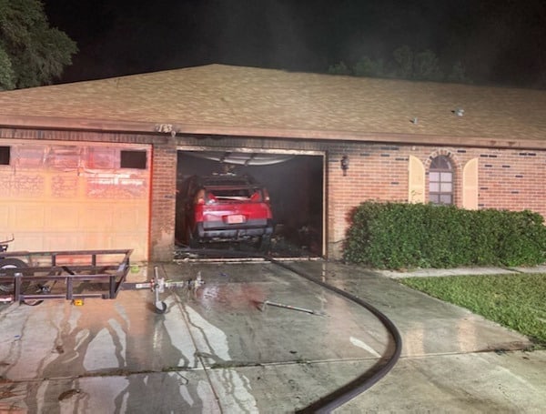 A Spring Hill home suffered fire and smoke damage after an occupant of the home heard an explosion in the garage.