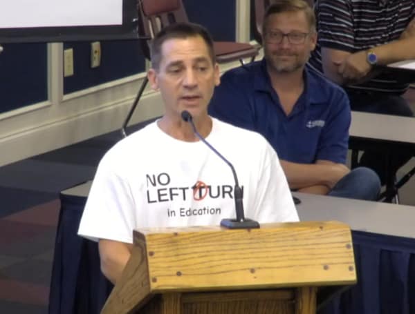 Bruce Friedman, known for his appearance on Fox national news in July discussing pornographic books in school libraries, appeared before the Clay County School Board on August 4.