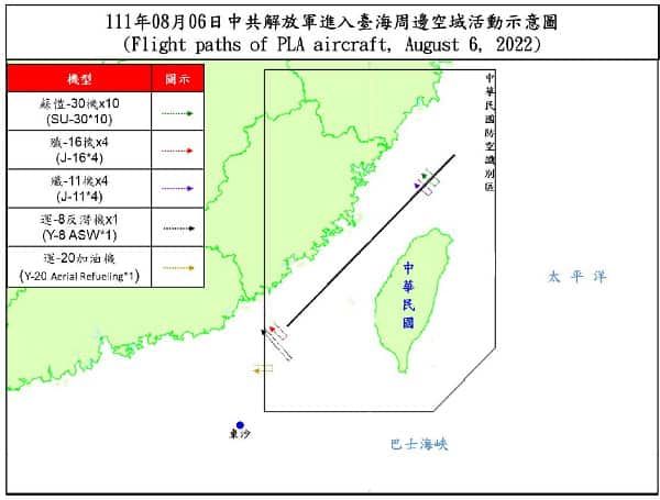 The Chinese military conducted a simulated invasion of Taiwan on Saturday, the Taiwanese Ministry of National Defense claimed, as China ramped up its largest-ever military exercises in the Taiwan Strait.