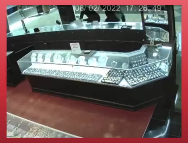 The Hillsborough County Sheriff's Office is searching for the suspects who stole merchandise from a jewelry store at the Citrus Park Town Center.