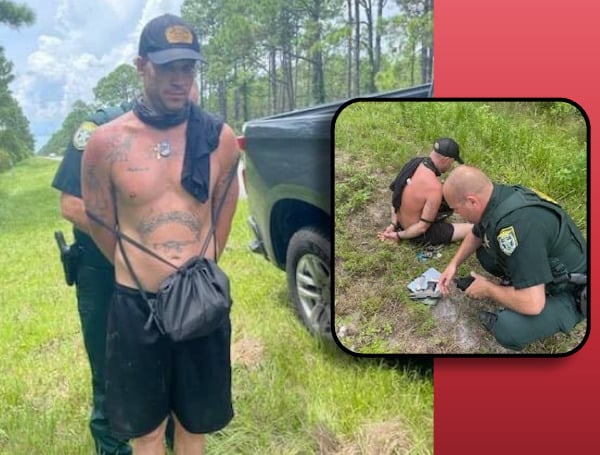 A 36-year-old Florida man has been arrested after standing on the ride of a highway pointing a gun at cars passing by.