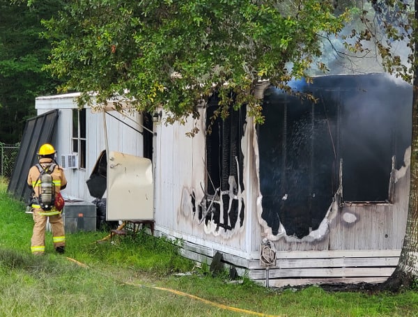  A home in Brooksville is a total loss after a fire ripped through the structure on Friday, according to officials.