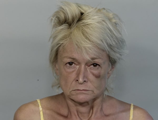 A 59-year-old Florida woman was arrested Wednesday after shooting a woman delivering groceries to the homeless with a BB gun.