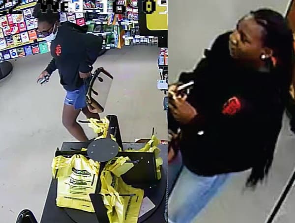 Detectives in Lakeland are trying to identify and locate the female in these photos related to multiple vehicle burglaries that occurred recently at local parks. 