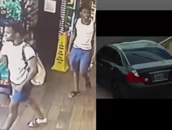 The Polk County Sheriff's Office is asking for help identifying two men who committed retail theft from the Kangaroo store at 2100 Memorial Boulevard West in Lakeland on August 5th at about 3:30 PM.