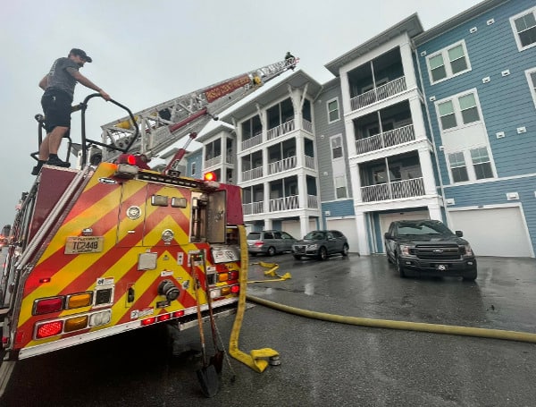 An apartment fire is under control and extinguished after firefighters were called to Mystic Pointe Apartments on Monday.
