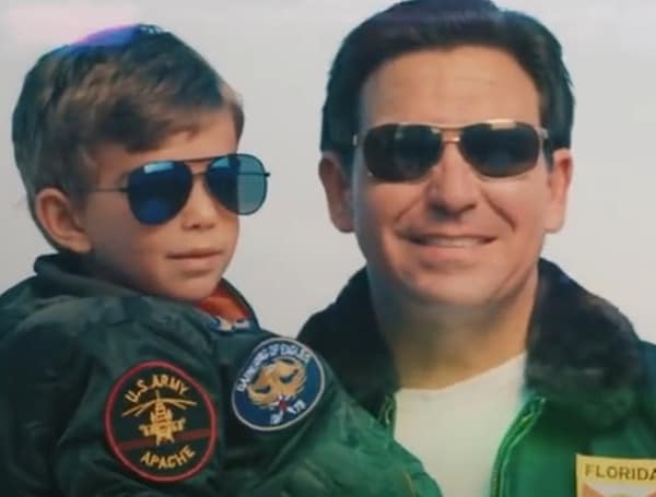 Florida Governor Ron DeSantis' campaign launched a new ad "Top Gov" targeting corporate media in a "need for speed" kind of way.