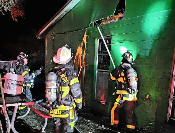 Hillsborough County Fire Rescue fought a residential structure fire at 2720 N. 66th Street in Tampa. HCFR's Emergency Dispatch Center received a 911 call at 3:24 A.M. from a caller reporting smoke coming from the roof of her home.