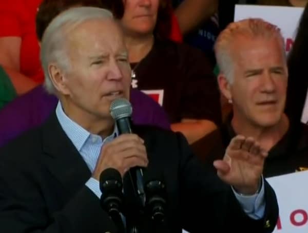 During a Labor Day speech, Milwaukee voters applauded President Joe Biden on Monday after he stopped to address a heckler.