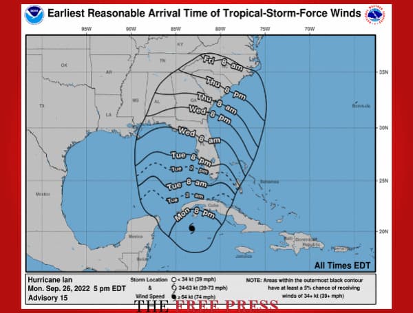 Pasco County is opening hurricane shelters for anyone who needs to leave their homes ahead of Hurricane Ian and has nowhere else to stay. The following shelters will open Tuesday, September 27, 2022, at 10 a.m.: