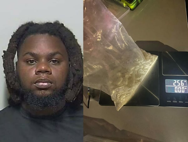 A Florida man has been arrested after driving through someone's yard, losing his bumper, then being caught with Fentanyl.