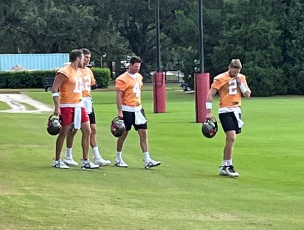The Bucs have no excuses this week preparing to host the Atlanta Falcons. Last week the Bucs were displaced to Miami because of Hurricane Ian, but this week they were back at their Tampa facility. 