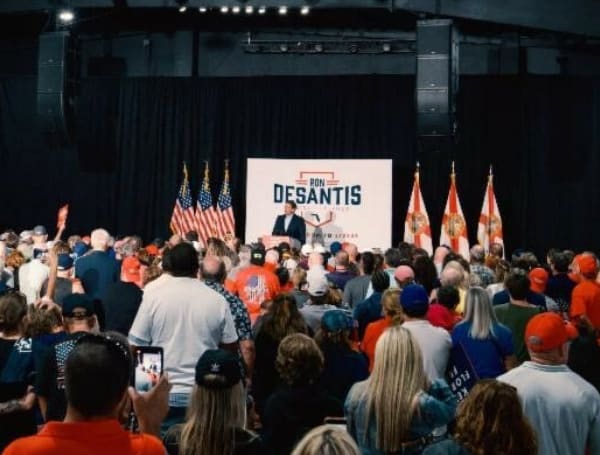 Governor Ron DeSantis today spoke at a ‘Keep Florida Free Pit Stop’ in Orange County, where he earned an endorsement from the Florida State Hispanic Chamber of Commerce.