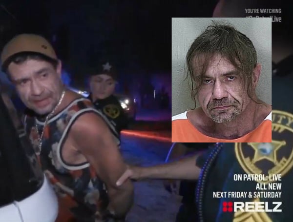 A Florida man made his debut on LIVE TV Saturday after barricading himself in a trailer because of four felony warrants for his arrest.