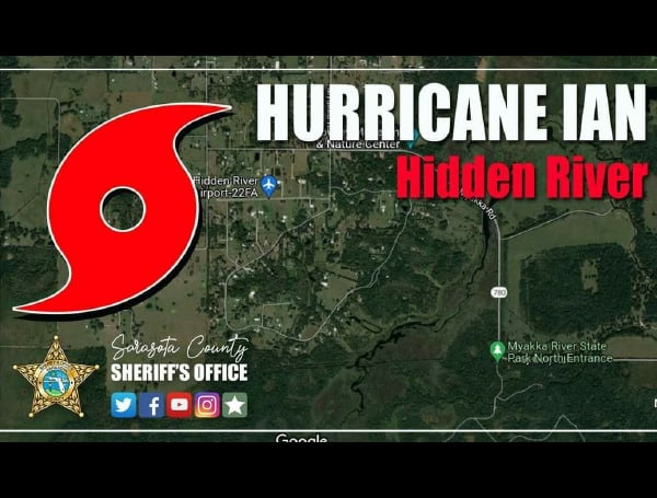 An Everbridge notification was issued just before 3 a.m. indicating a possible levee break in the Hidden River community. The 