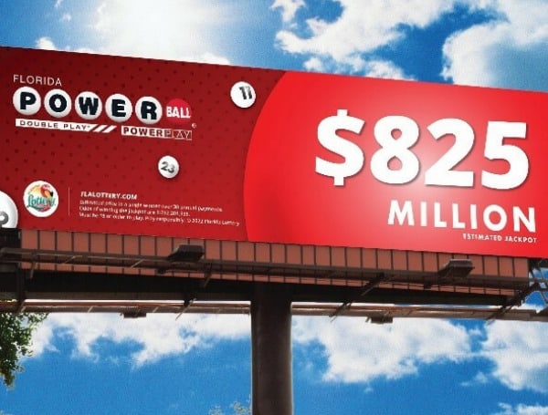 The jackpot for Saturday's POWERBALL® drawing has increased to an estimated $825 million!