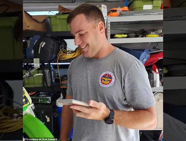 U.S. Coast Guard Rescue Swimmer Zach Loesch is one of the many heroes of Hurricane Ian.