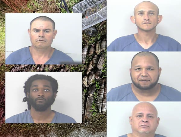Five North Carolina Men Arrested In Florida For Stealing Over 180