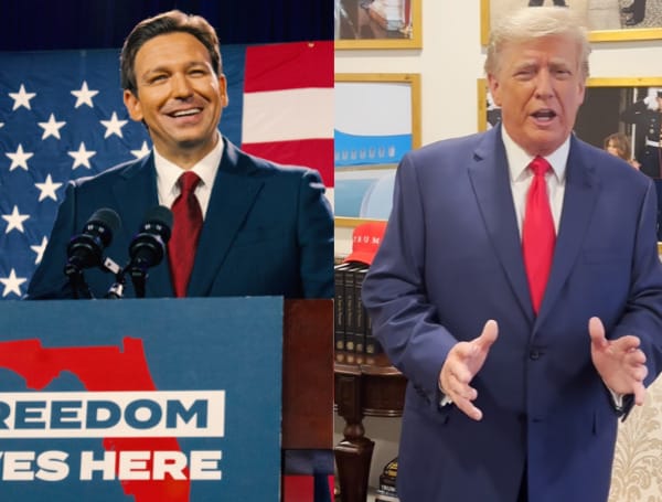 Former President Donald Trump is down 25 percentage points with Gov. Ron DeSantis taking the top spot for the 2024 GOP nomination in Florida, a new poll shows.