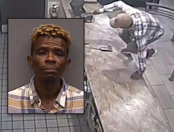 The Tampa Police Department arrested a suspect who was caught on surveillance cameras threatening fast food workers on Friday evening.