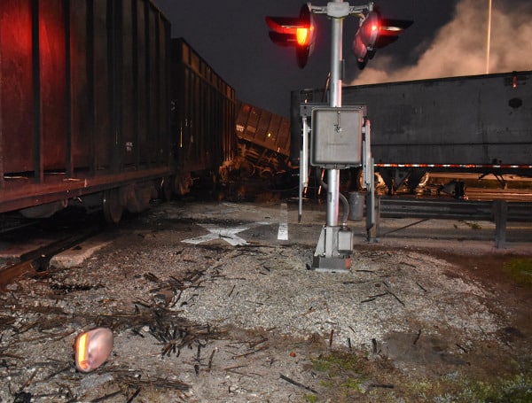 A semi-truck and train collision that took the life of one man, happened on Monday around 2:45 am, according to Florida Highway Patrol.