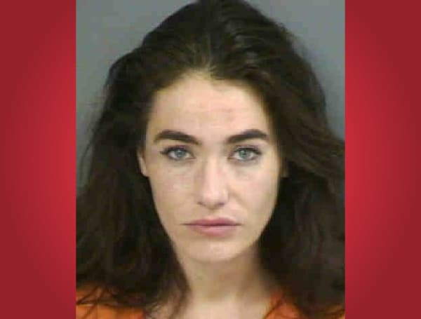 A 23-year-old Florida woman is in jail on felony charges after a traffic stop turned violent on Thursday morning when she bit a deputy's finger.