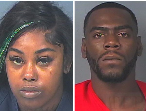 A Georgia couple was arrested in Florida while driving in a stolen vehicle with a plethora of drugs.