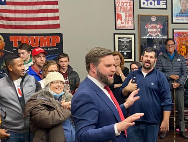 Republican Sen.-elect J.D. Vance of Ohio claimed structural problems, not former President Donald Trump, were to blame for the GOP’s underperformance in the 2022 midterm elections in a Monday op-ed.