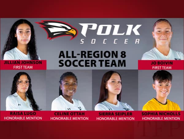 After a banner year for Polk State Soccer in which the Eagles reached the national NJCAA Tournament for the first time since 2009, six players will be taking home All-Region 8 honors.