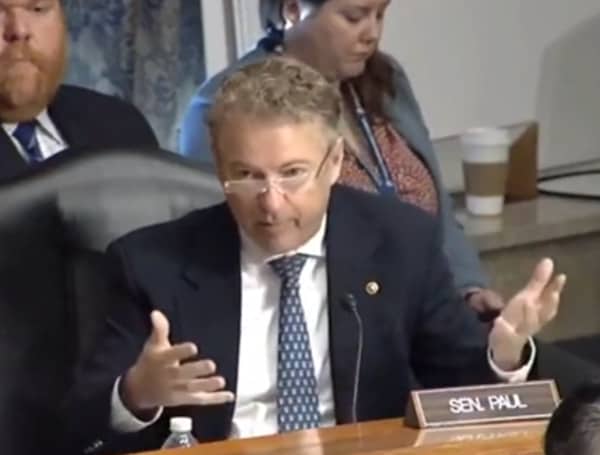 Republican Sen. Rand Paul sharply questioned FBI director Christopher Wray Thursday over reported collusion with Facebook that left the senator “alarmed.”
