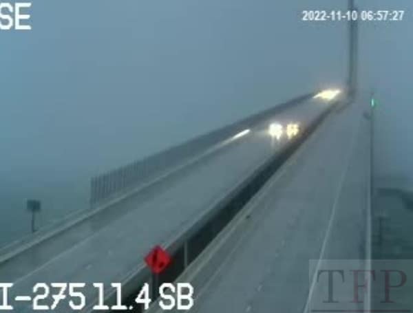 The Skyway Bridge has reopened after an earlier closure due to Tropical Storm Nicole.